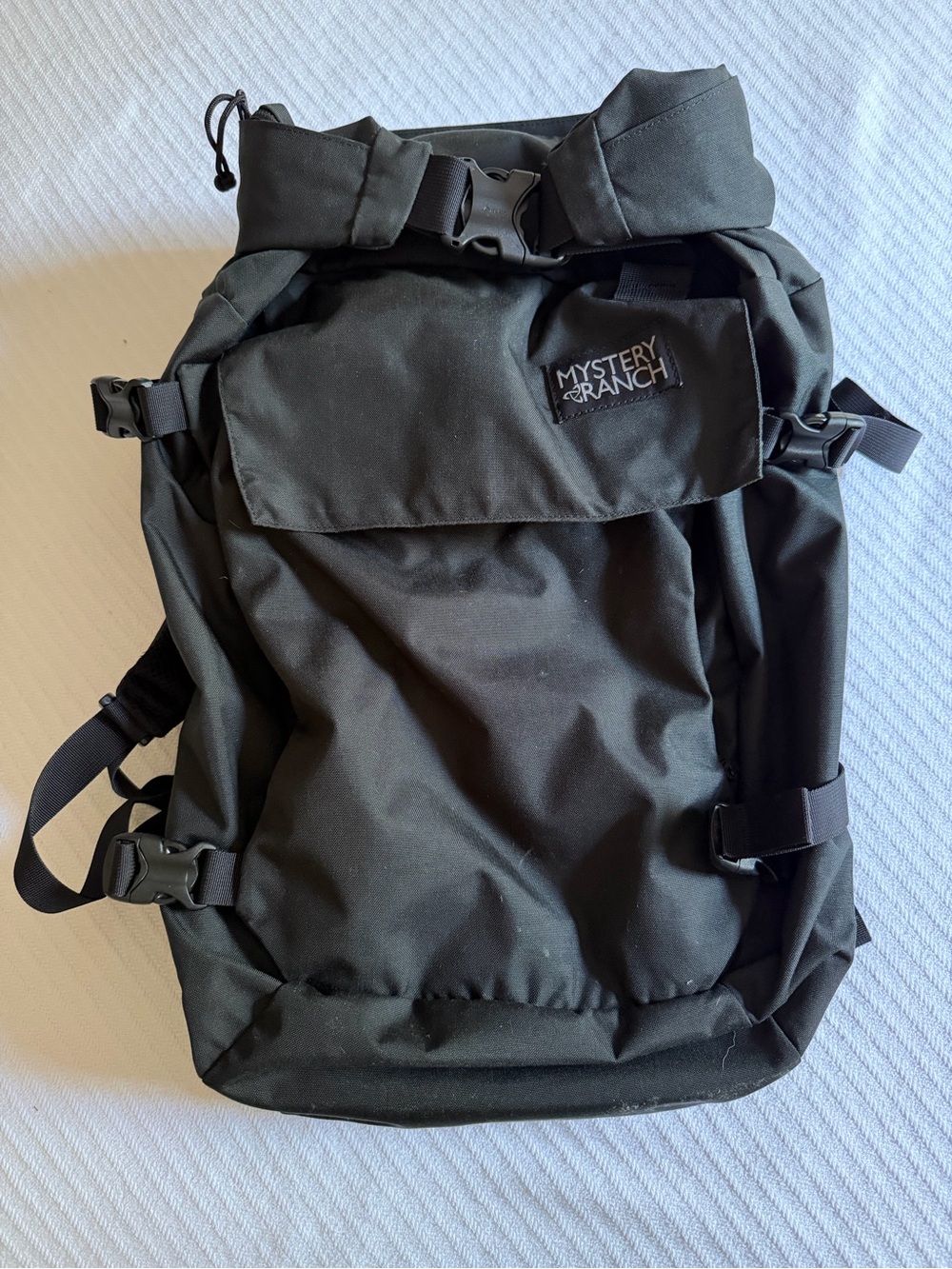 Mystery Ranch Black Roll-Top Men's Backpack
